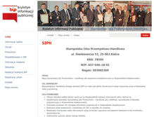 Tablet Screenshot of bip.siph.com.pl
